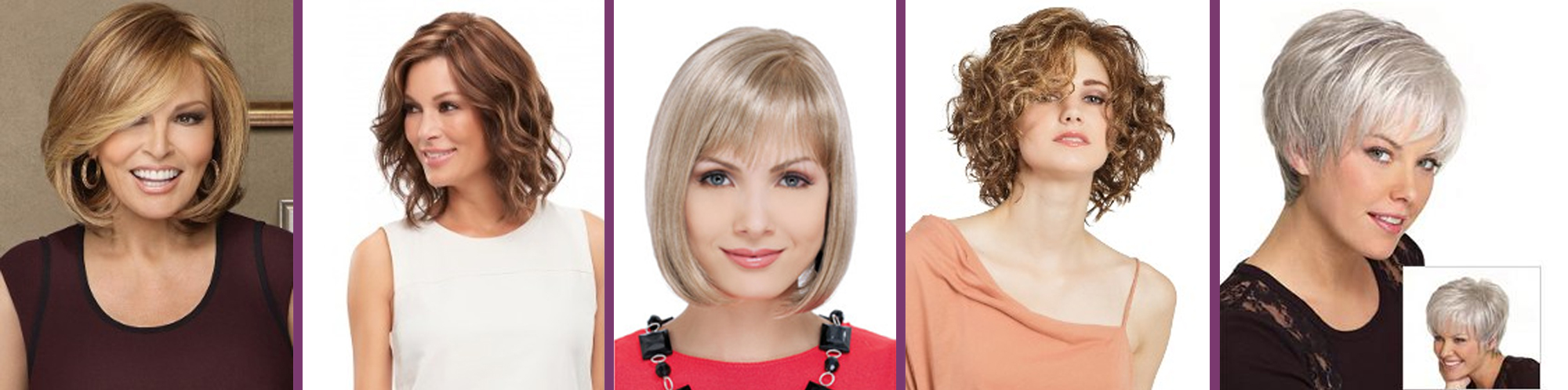 Women Modeling Wigs